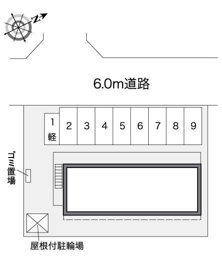 グラスパル(37982)の駐車配置図