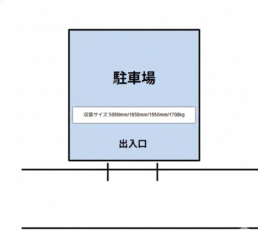 西五反田8丁目駐車場の駐車配置図