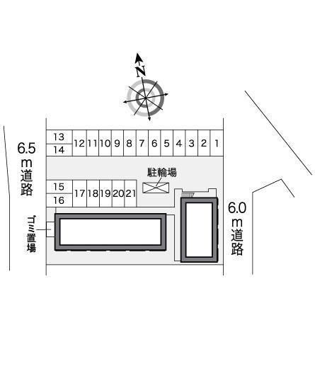 グレンツェ(25277)の駐車配置図