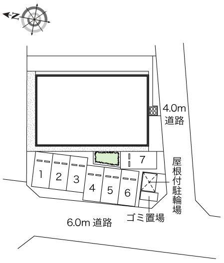 インデムフェルド(46598)の駐車配置図