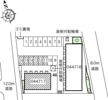 保水Ｂ(44717)の駐車配置図