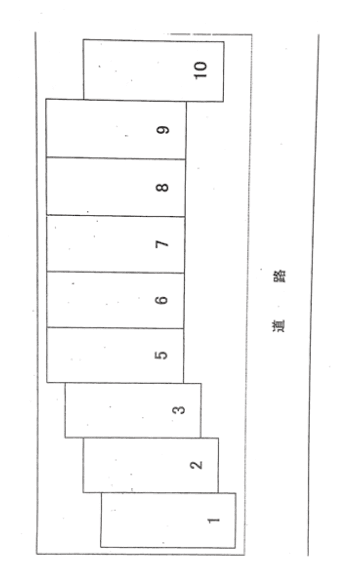 青木春夫駐車場の駐車配置図