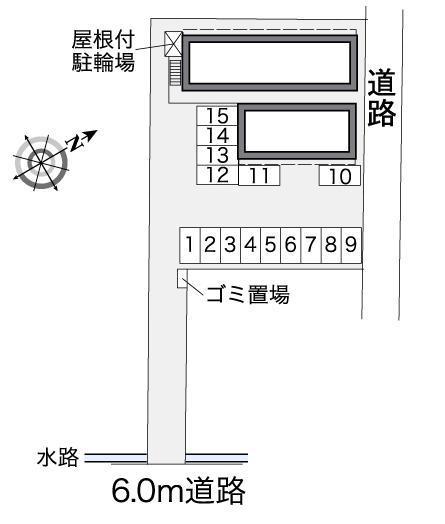 ミレット５７(38325)の駐車配置図