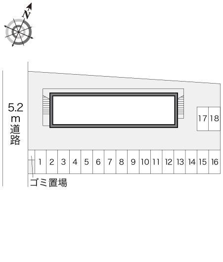 ナテュール(12439)の駐車配置図