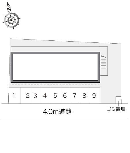 グランシャリオ(18013)の駐車配置図