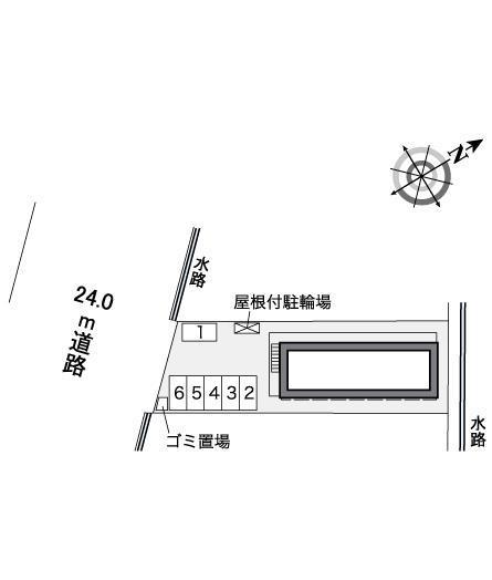 ワイワイ(38593)の駐車配置図