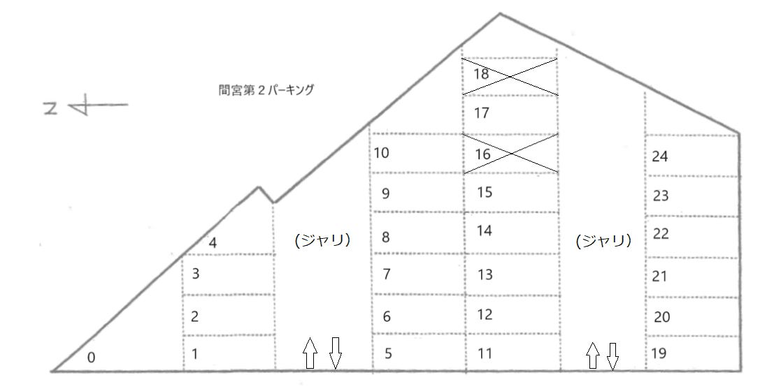扶桑-46の駐車配置図
