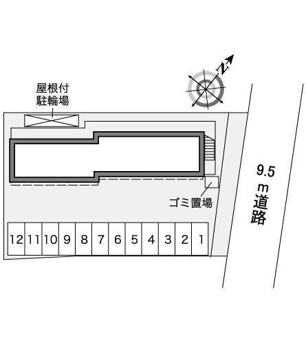 木蓮(26947)の駐車配置図