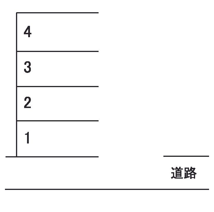 ﾒｿﾞﾝｿﾚｲﾕﾊﾟｰｷﾝｸﾞの駐車配置図