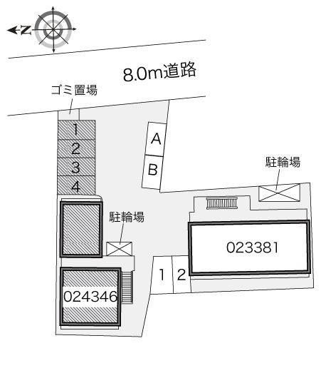 ＬｉｇｈｔＬｉｋｅⅡ(24346)の駐車配置図
