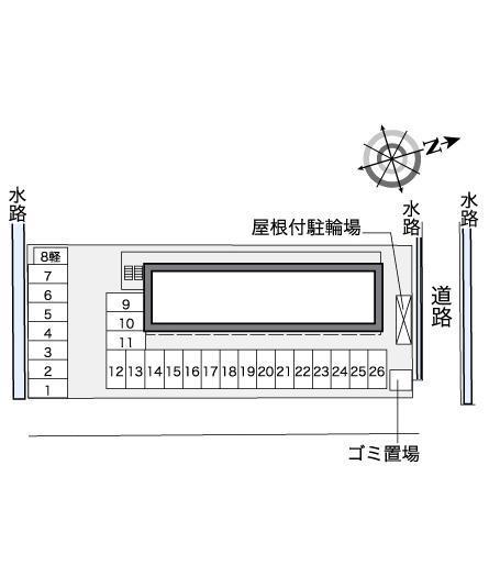 ダンデライオン(39120)の駐車配置図
