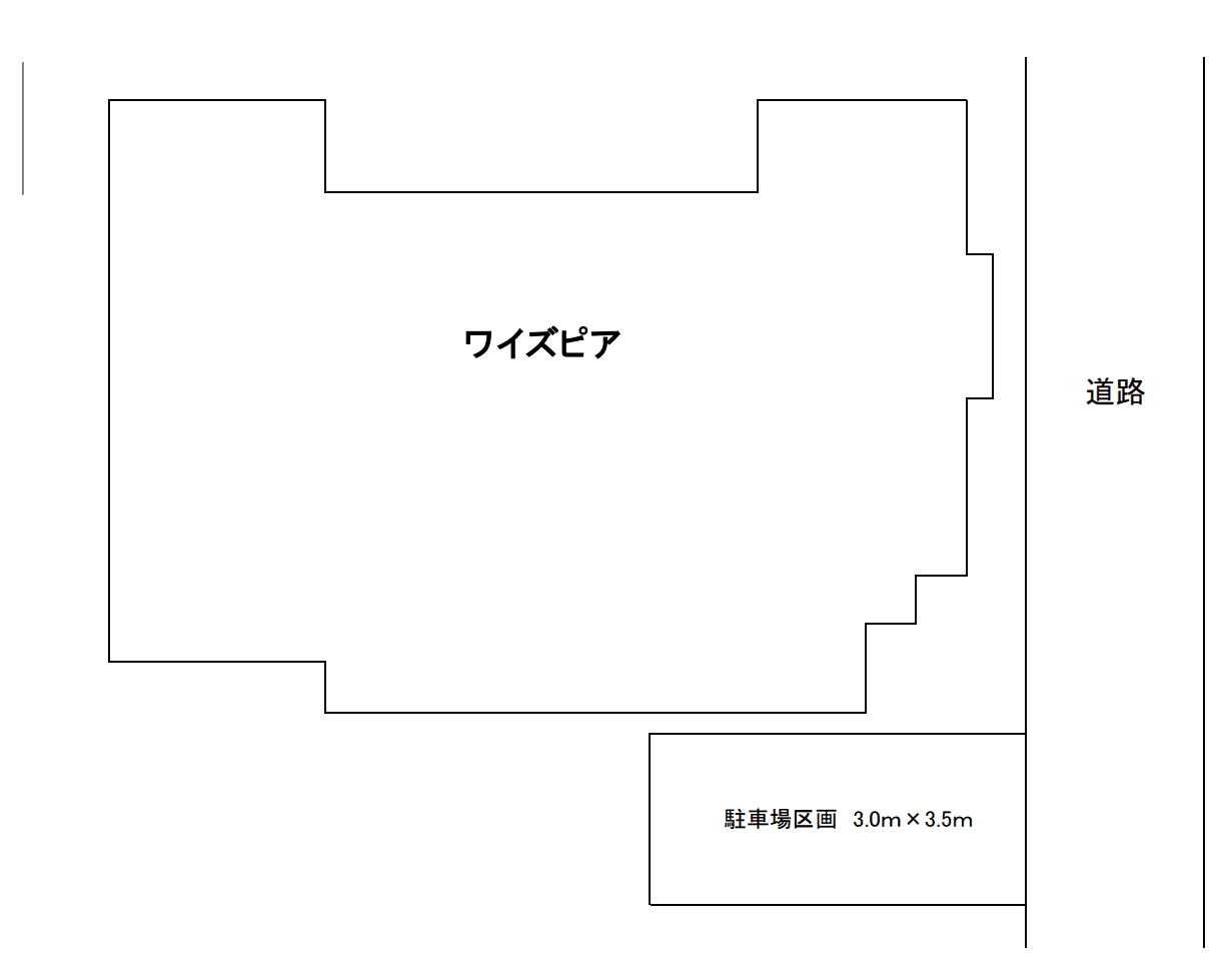 ﾜｲｽﾞﾋﾟｱの駐車配置図