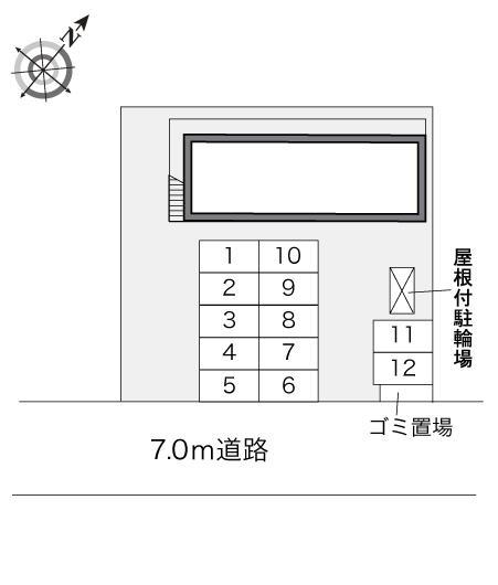 アンバー(24256)の駐車配置図