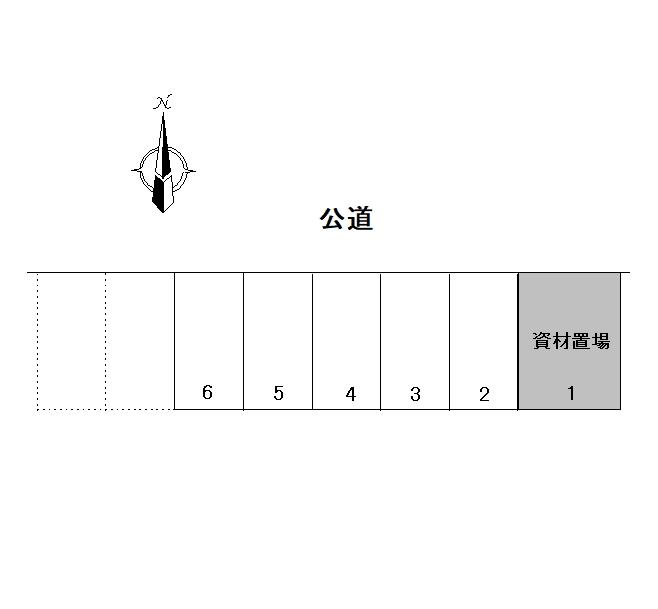 大塚第10駐車場の駐車配置図