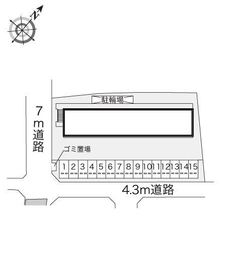 ひだまり(20034)の駐車配置図