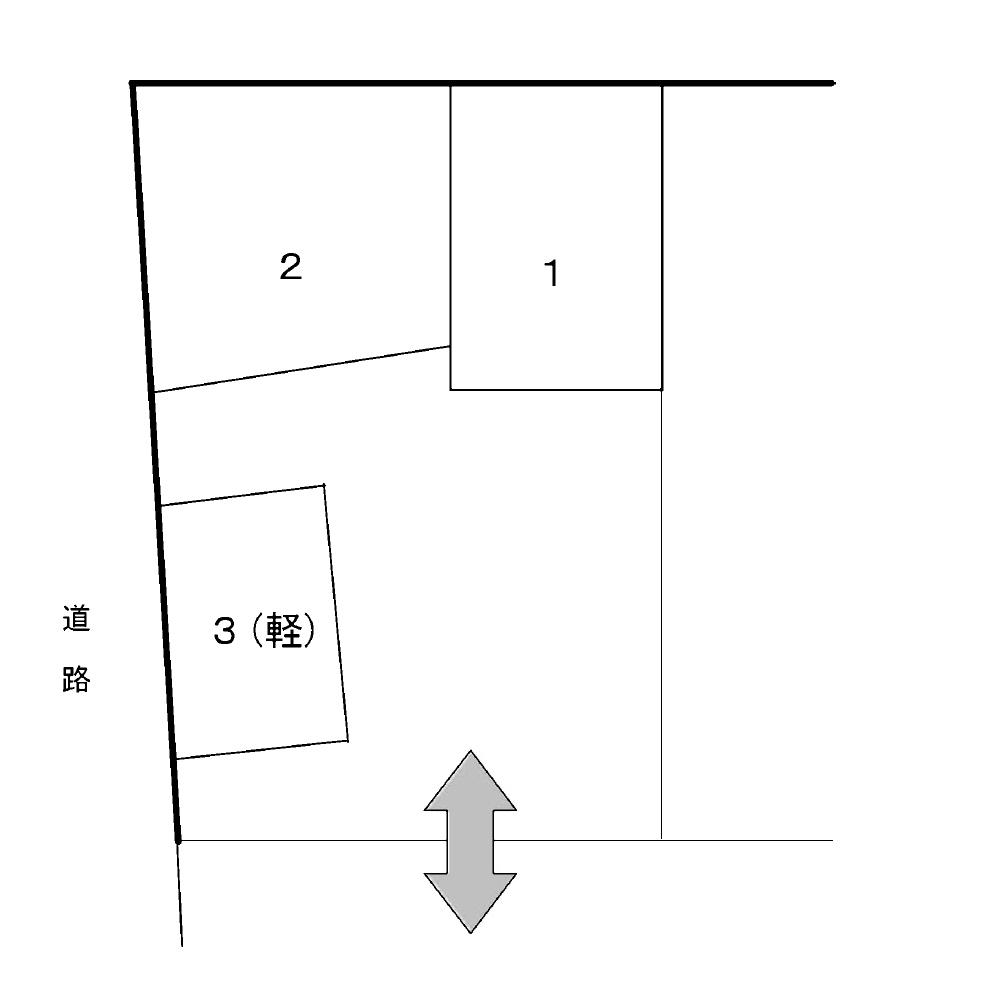 佐内駐車場2の駐車配置図