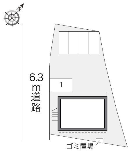 ガーデンハイツ(18154)の駐車配置図