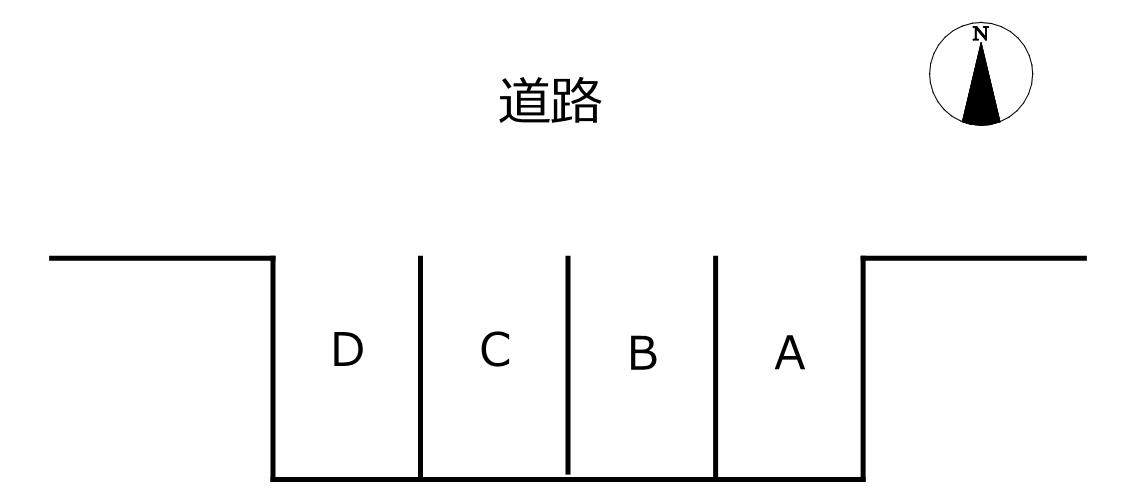 478八熊駐車場の駐車配置図
