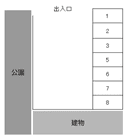 久方駐車場の駐車場