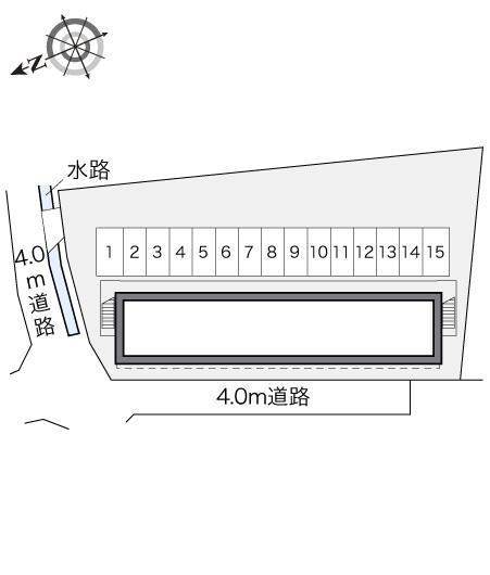 セジュール(18199)の駐車配置図