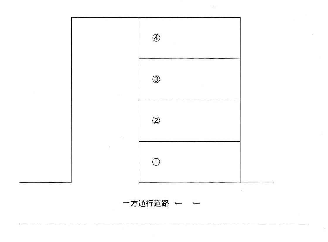 権田パーキング第二の駐車配置図