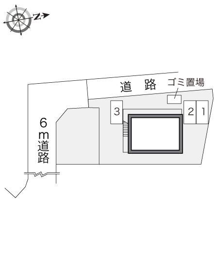 ルミェール(14102)の駐車配置図