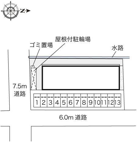 グロワール(47898)の駐車配置図