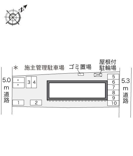 幸田Ｃ(31756)の駐車配置図