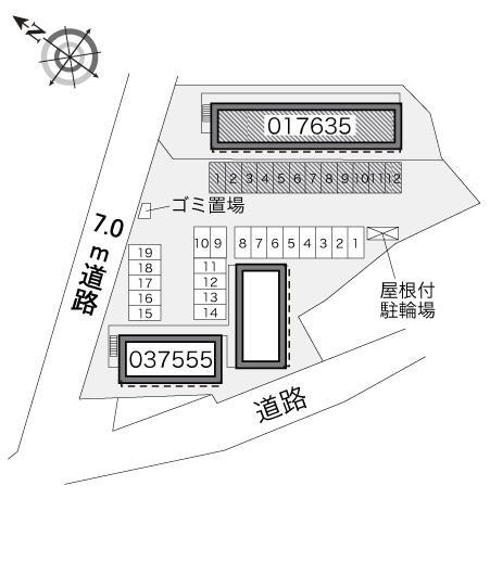 立花(17635)の駐車配置図