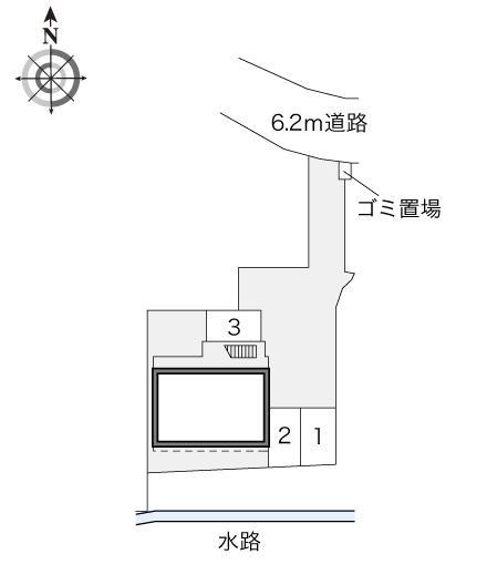 ボヌール(15621)の駐車配置図