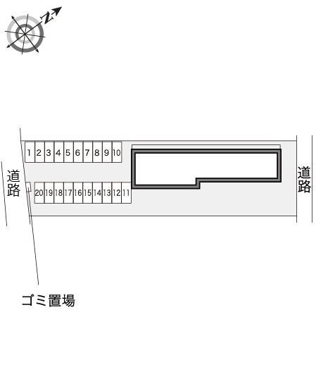 梅李の郷(23588)の駐車配置図