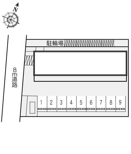 プランドール(10666)の駐車配置図