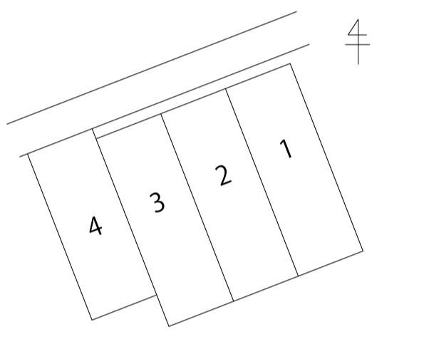 KIKURIパーキングの駐車配置図