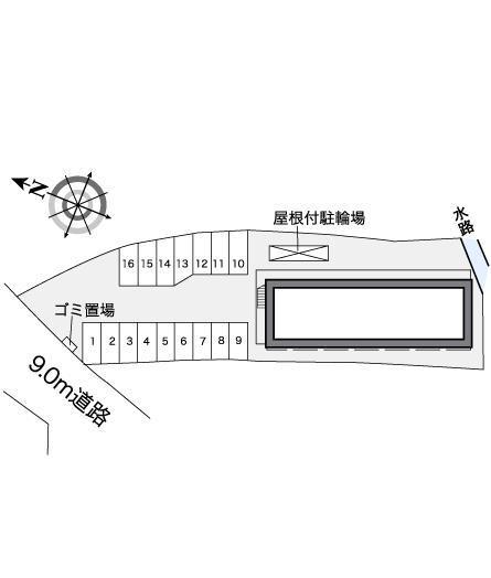 コーポコタニ(25524)の駐車配置図