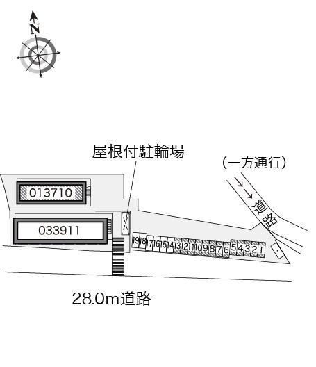 サニーコートイシガキ(13710)の駐車配置図