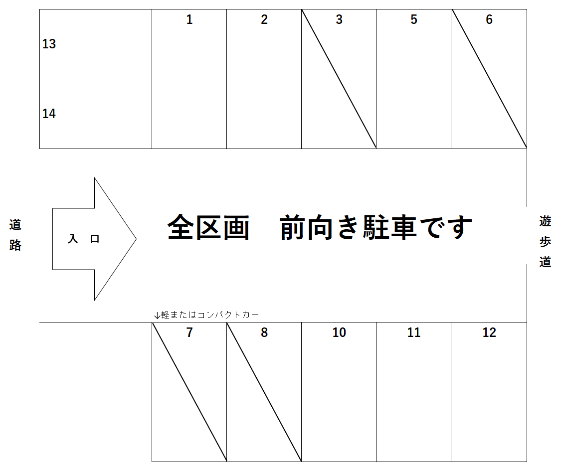 320101の駐車配置図