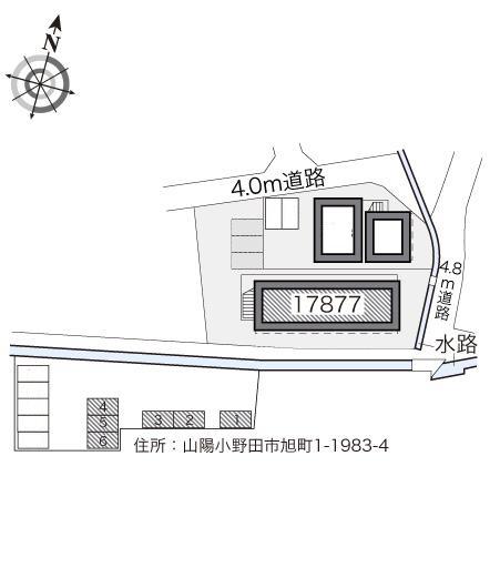メルベーユ(17877)　敷地外駐車場の駐車配置図