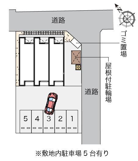 フルーリーフ(54883)の駐車配置図