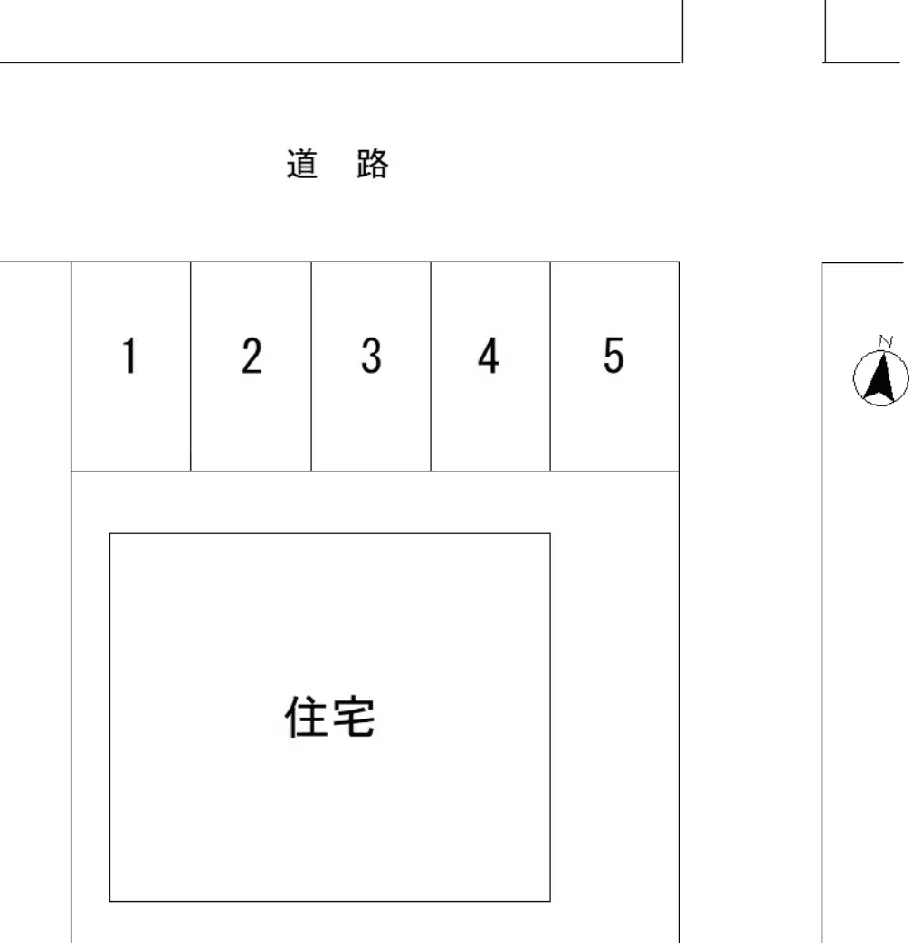 スカイ原駐車場の駐車配置図
