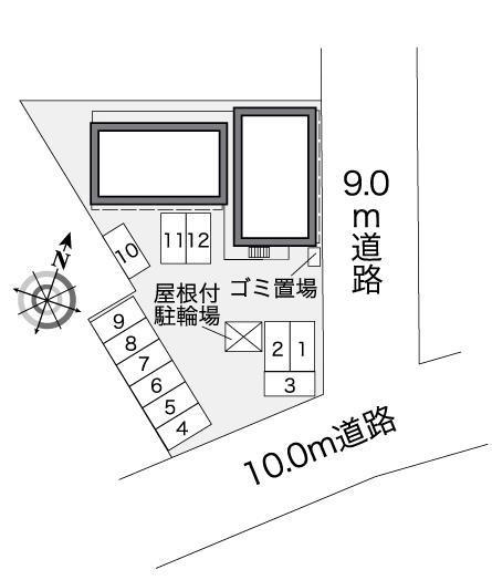 リベェールＩ(25958)の駐車配置図