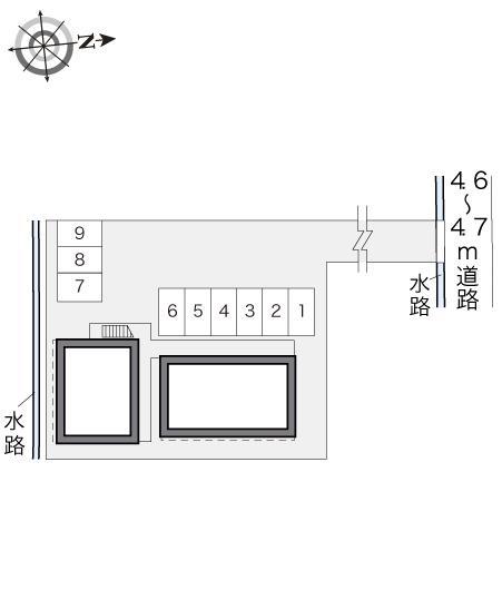 ＢＥＡＲⅡ(19827)の駐車配置図