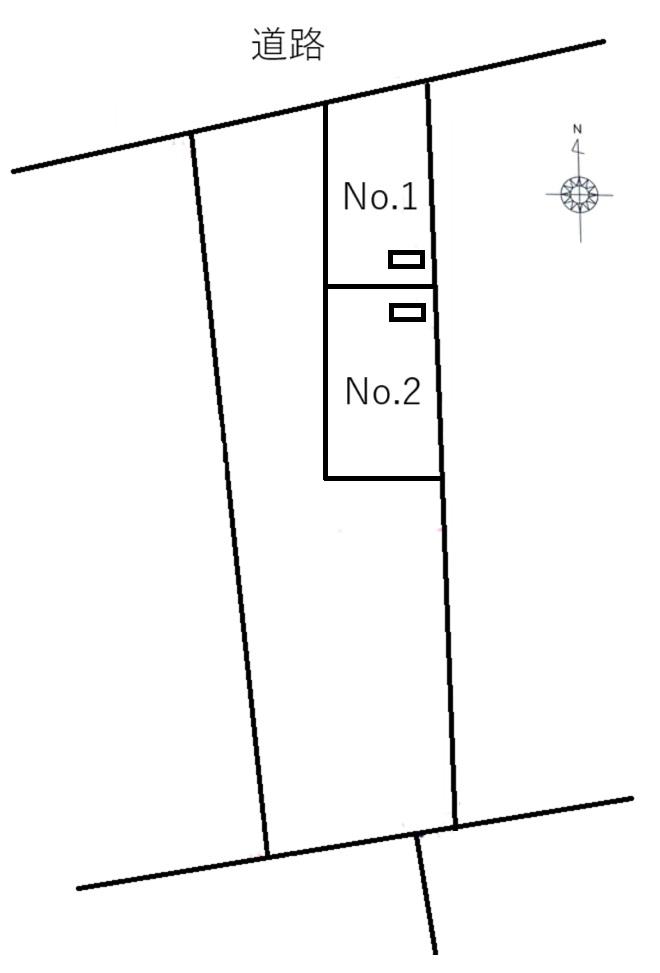 (11) 小鹿駐車場の駐車配置図