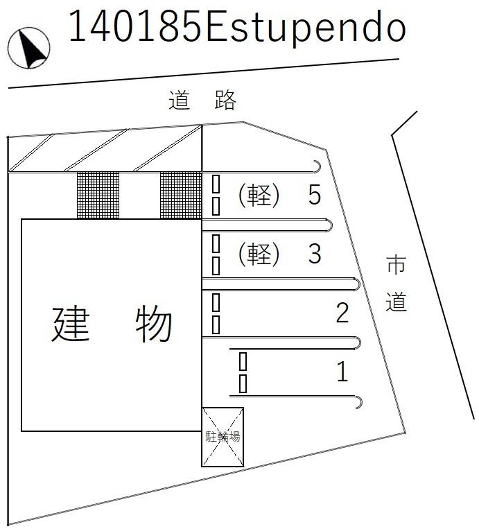 Estupendoの駐車配置図