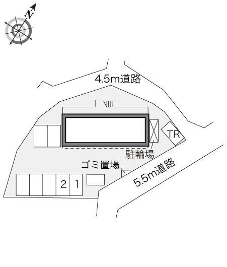 清水坂(14605)の駐車配置図