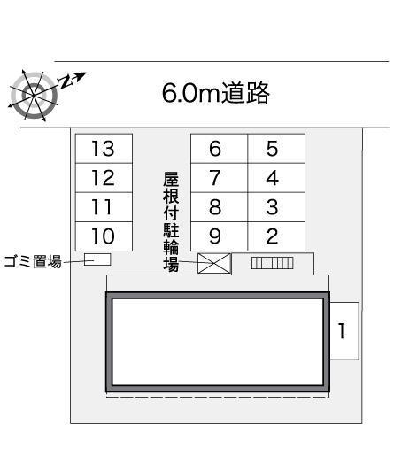 城興ケ丘(36871)の駐車配置図