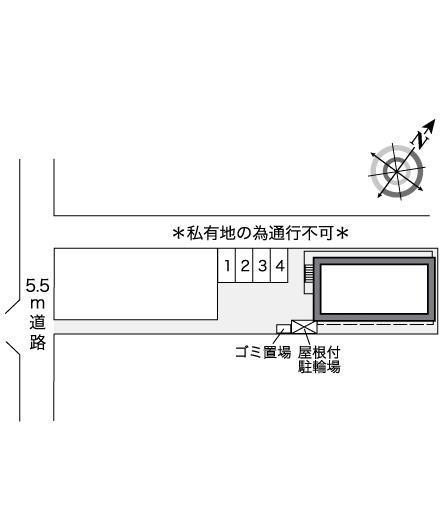Ａｖａｎｔｇａｒｄｅ(26382)の駐車配置図