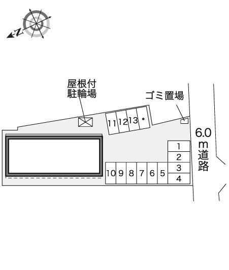 みどうたうん　２１(41726)の駐車配置図