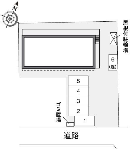 ＥＳＴＡ(30283)の駐車配置図