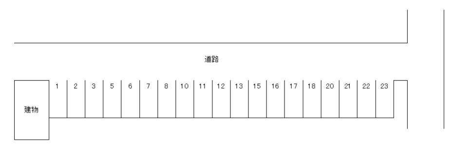 平和町竹野駐車場の駐車配置図
