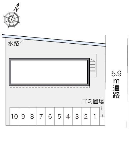 Ｔ＆Ｈ(18243)の駐車配置図